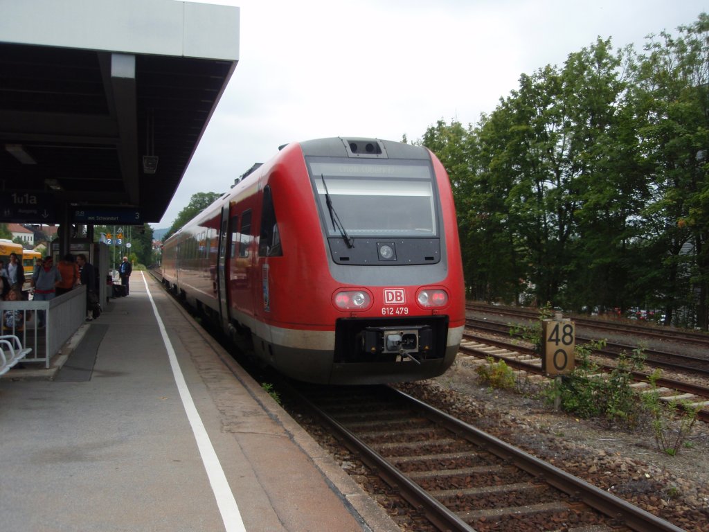 612 479 als RB aus Schwandorf in Cham (Oberpf.). 01.08.2011
