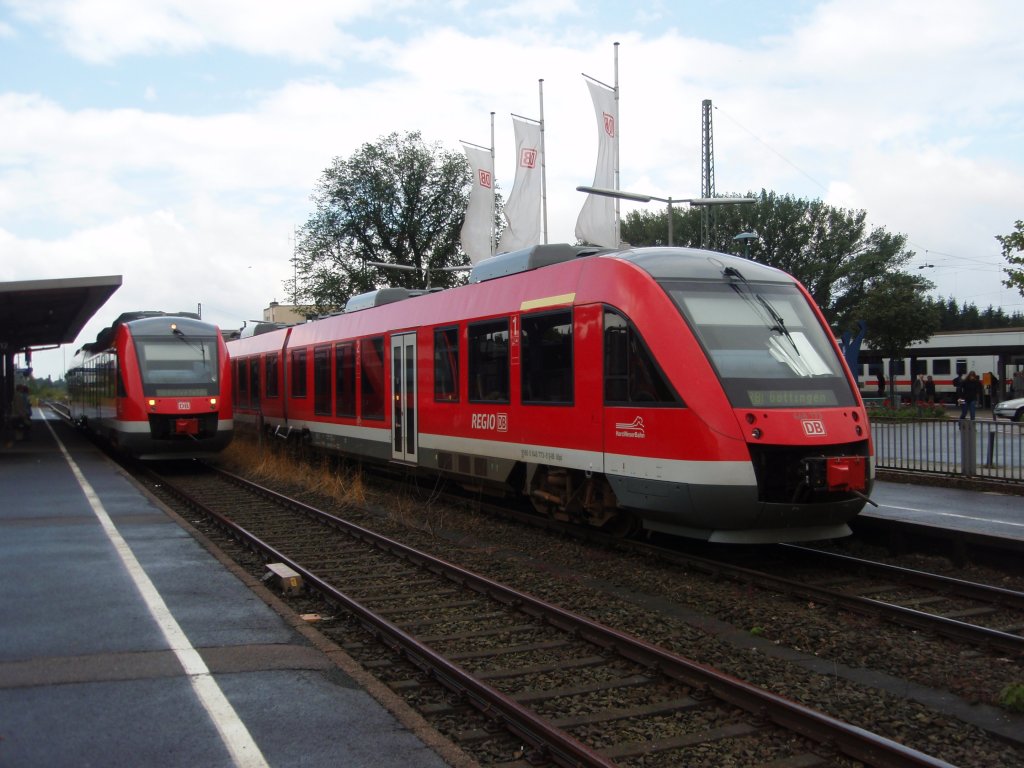648 773 als RB Nordhausen - Gttingen in Northeim (Han). 25.07.2009