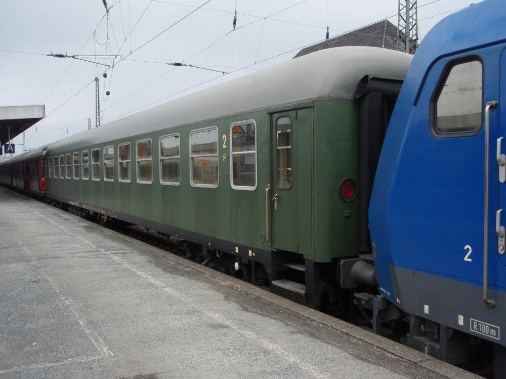 Ein m-Wagens der Pressnitztalbahn als RE 13 Ersatzverkehr der eurobahn nach Mnchengladbach Hbf in Hamm (Westf.). 20.02.2010