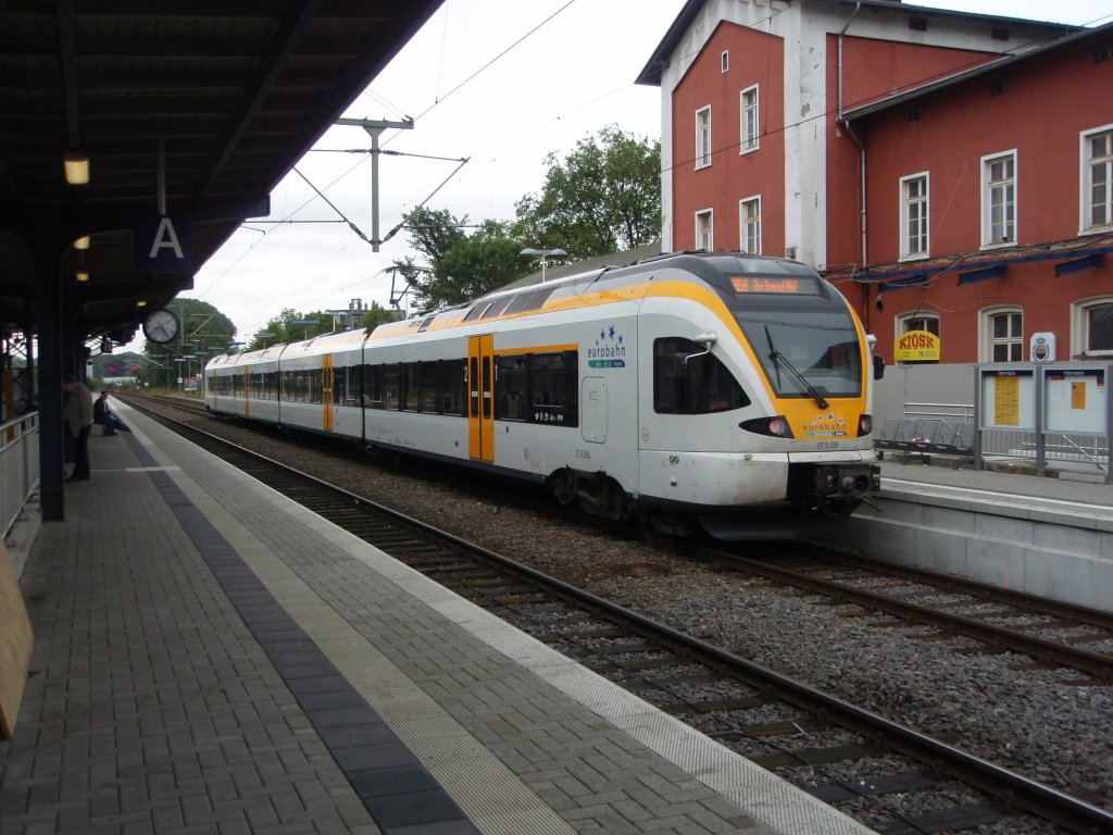 ET 5.08 der eurobahn als RB 59 aus Dortmund Hbf in Soest. 12.07.2009