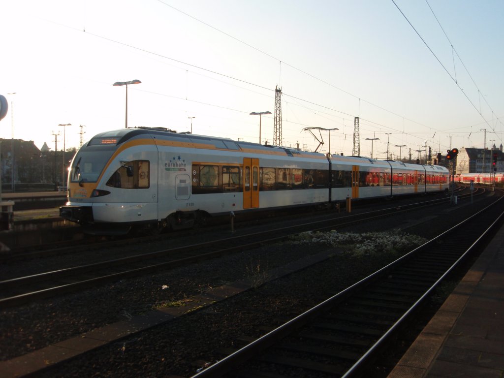 ET 6.01 der eurobahn abgestellt in Dsseldorf Hbf. 13.12.2009