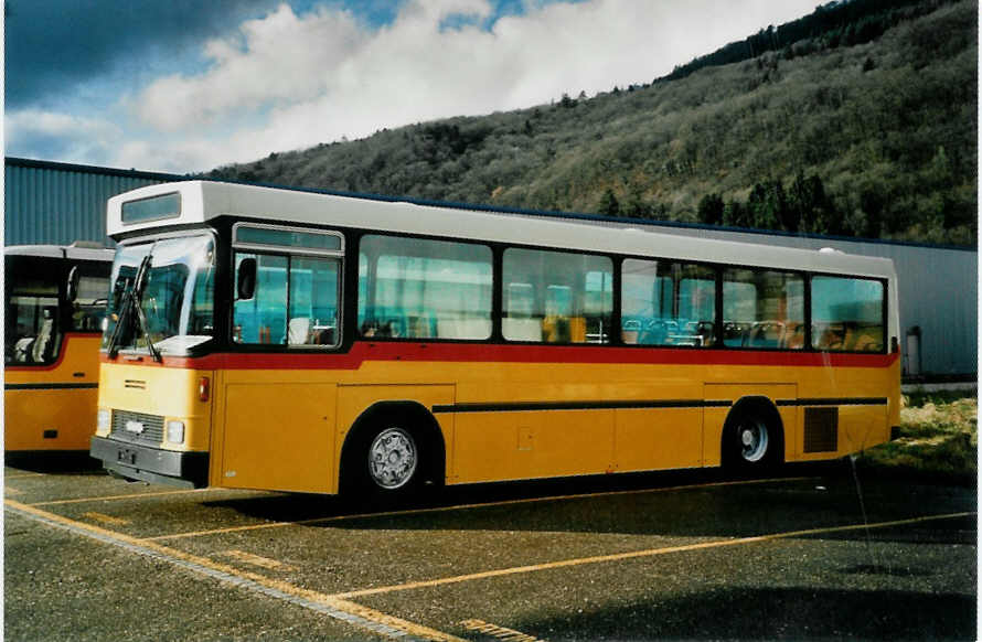 (0101'630) - Bundi, Disentis - NAW/Hess (ex Zazzi, Disentis; ex P 24'455) am 8. Dezember 2007 in Biel, Rattinbus