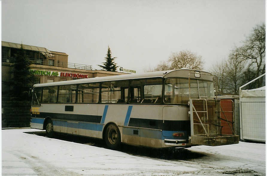 (082'005) - Mysterytours, Interlaken - Nr. 8 - Setra (ex AFA Adelboden Nr. 8; ex TPYG Yverdon Nr. 2) am 24. Dezember 2005 in Interlaken, Sendlistrasse