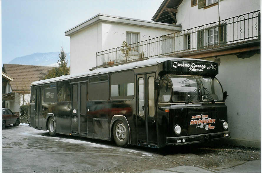 (082'816) - Racing Team, Rheinfelden - Bssing (ex VBZ Zrich Nr. 262) am 29. Januar 2006 in Frutigen, Hotel Simplon