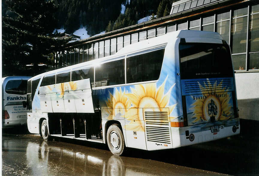 (082'824) - Bhrer, Hirzel - ZH 5998 - Mercedes am 29. Januar 2006 beim Autobahnhof Adelboden