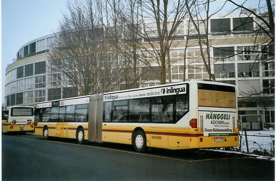 (082'829) - STI Thun - Nr. 85/BE 543'385 - Mercedes am 30. Januar 2006 bei der Schifflndte Thun