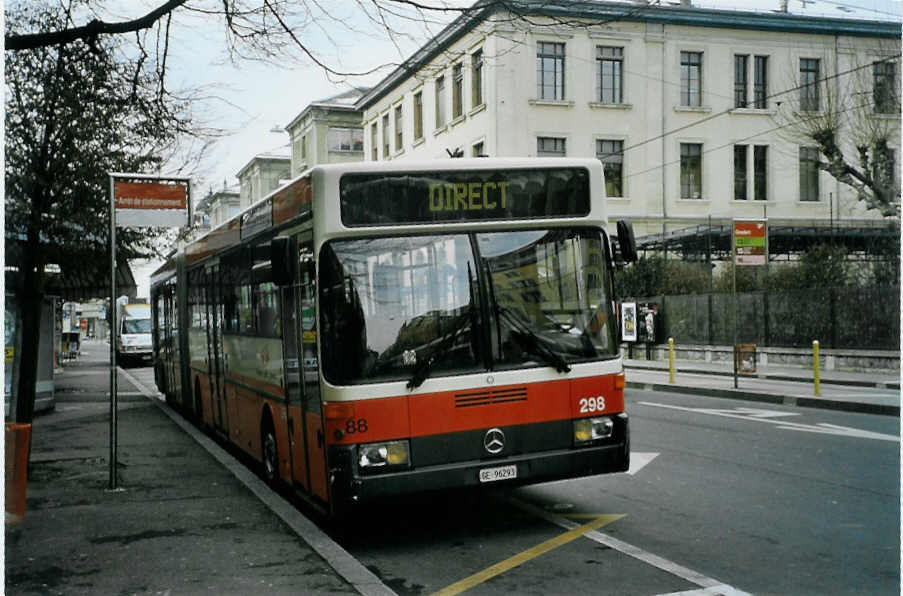 (083'426) - Dupraz, Genve (TPG Nr. 298) - Nr. 88/GE 96'293 - Mercedes (ex TL Lausanne) am 6. Mrz 2006 in Genve, Goudart