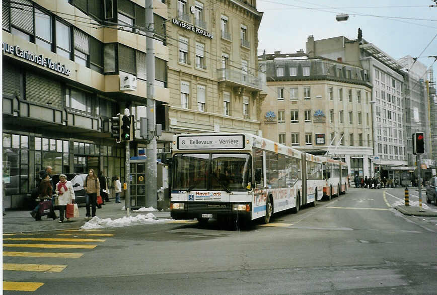 (083'725) - TL Lausanne - Nr. 629/VD 310'126 - Neoplan (ex Haru Nr. 8503) am 6. Mrz 2006 in Lausanne, Bel-Air