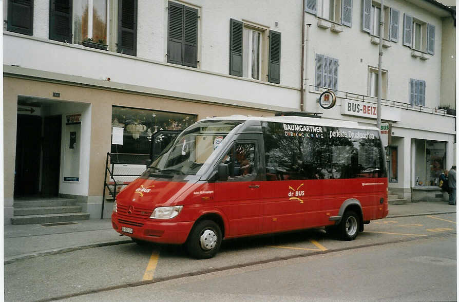 (084'603) - AAGK Koppigen - Nr. 14/BE 567'514 - Mercedes/Auwrter am 1. Mai 2006 beim Bahnhof Burgdorf