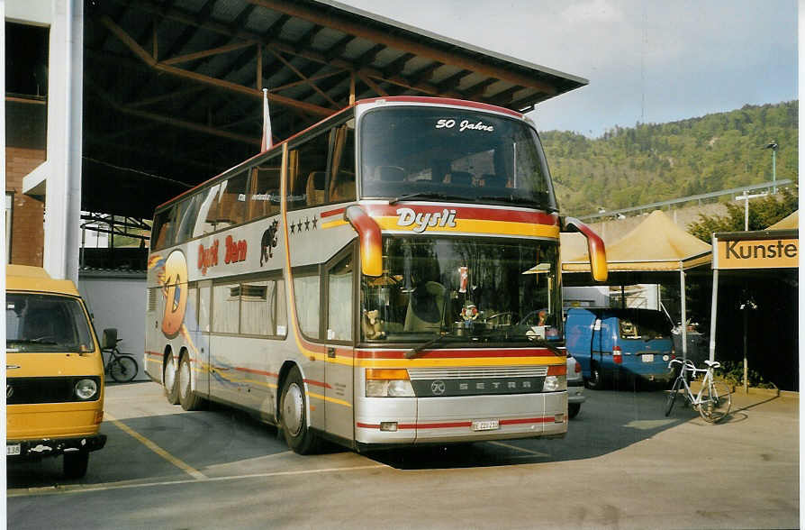 (084'613) - Dysli, Bern - Nr. 26/BE 220'210 - Setra (ex EvoBus, Kloten) am 4. Mai 2006 in Thun, Grabengut