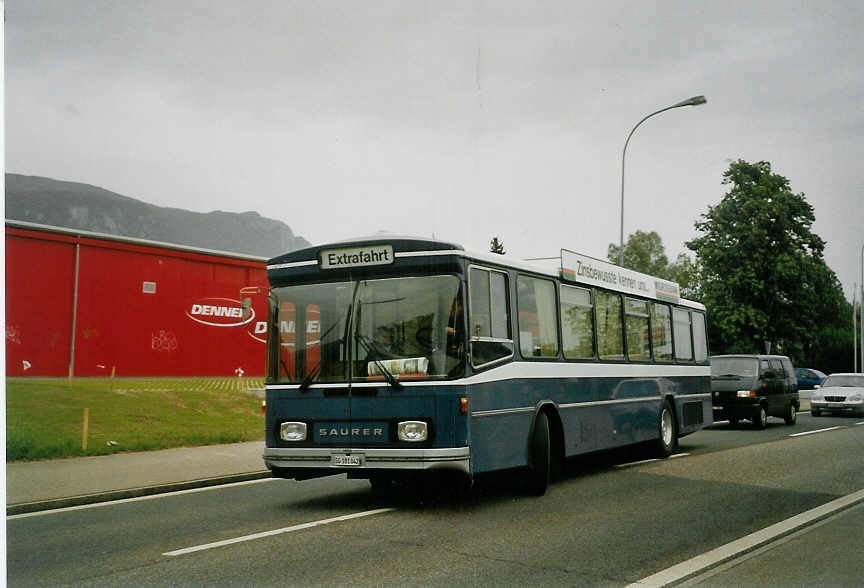 (085'309) - Schneider, Ermenswil - SG 181'042 - Saurer/Hess (ex Nr. 10) am 20. Mai 2006 in Bellach, Hess