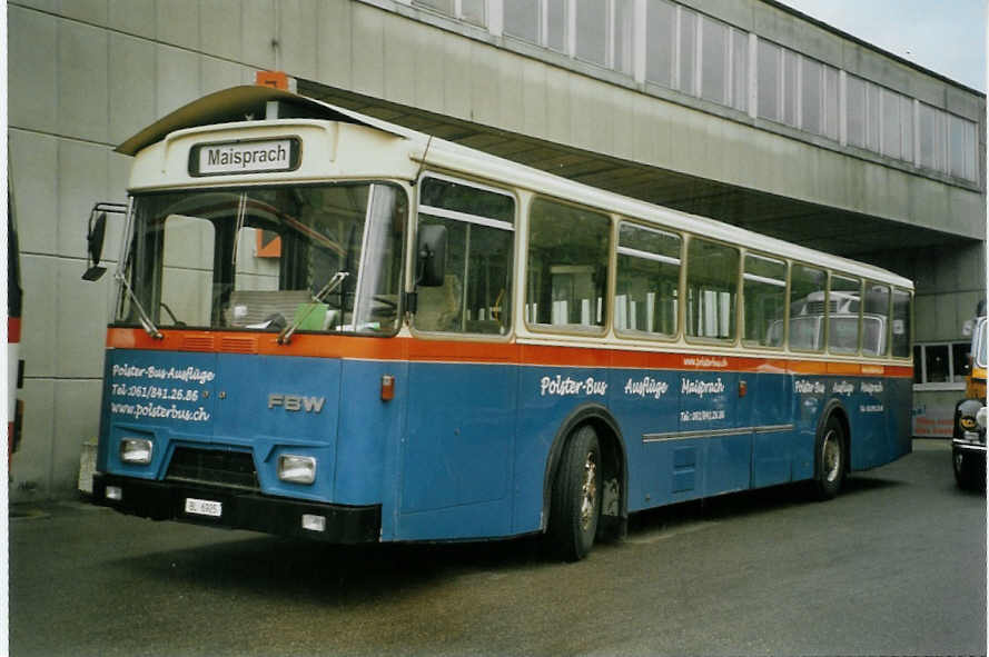 (085'324) - Brhwiler, Maisprach - BL 6925 - FBW/Hess (ex Giezendanner, Rothrist; ex AAGR Rothenburg Nr. 48) am 20. Mai 2006 in Bellach, Hess 