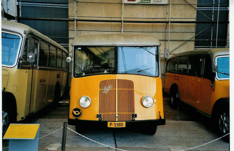 (085'910) - PTT-Regie - P 1980 - Saurer/Saurer am 5. Juni 2006 in Bern, Museum fr Kommunikation