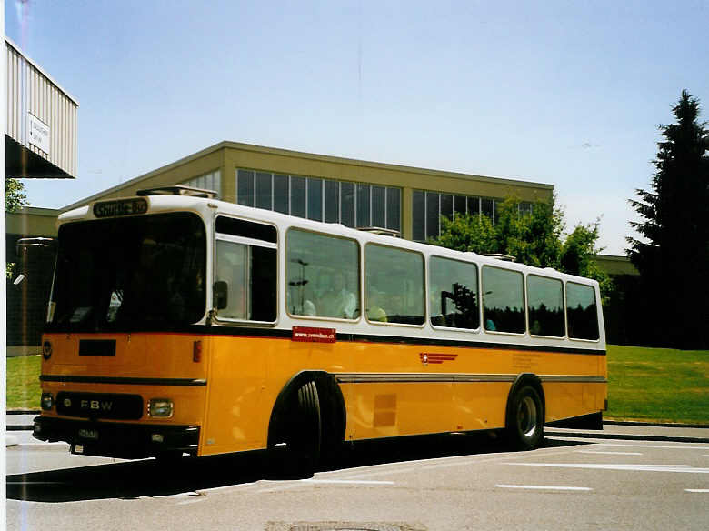 (086'637) - Tiemann, Oetwil - Nr. 10/ZH 675'710 - FBW/Hess (ex AAGU Altdorf Nr. 10) am 18. Juni 2006 in Hinwil, AMP