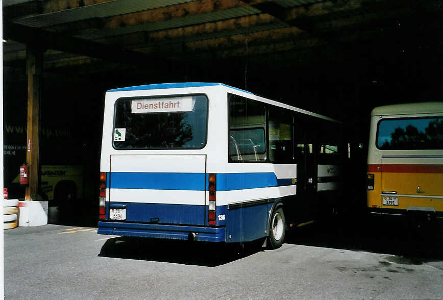 (086'719) - ZVB Zug - Nr. 136/ZG 3396 - NAW/Hess (ex Nr. 46) am 18. Juni 2006 in Zug, Garage