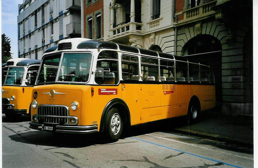 (086'916) - Lambach, Rieden - BL 28'405 - FBW/FHS (ex Hotz, Rickenbach bei Wil/TG; ex P 24'079; ex P 21'579) am 25. Juni 2006 in Bern, Museum fr Kommunikation