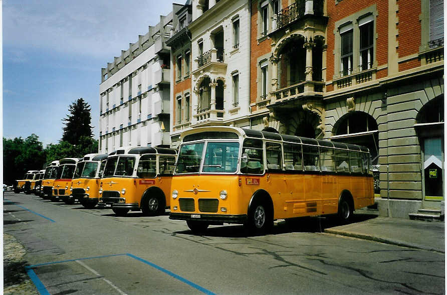 (087'030) - Ott, Ortschwaben - BE 408'850 - FBW/FHS (ex Nef, Hemberg; ex Mathis, Chur; ex P 24'163) am 25. Juni 2006 in Bern, Museum fr Kommunikation