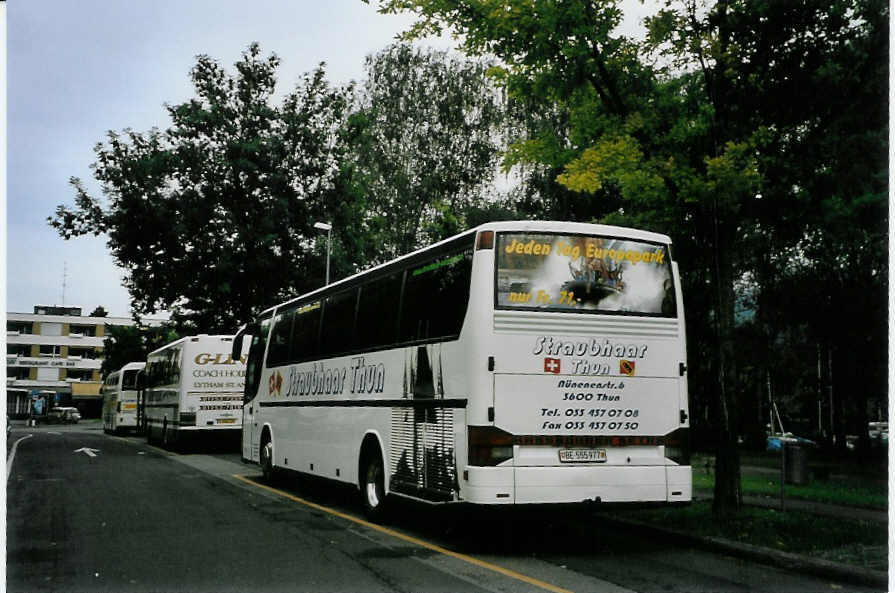 (087'126) - Straubhaar, Thun - Nr. 2/BE 555'977 - Setra am 7. Juli 2006 in Thun, Lachen