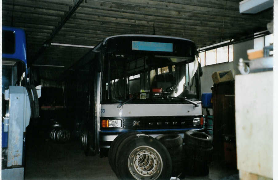 (087'320) - AFA Adelboden - Nr. 33 - Setra (ex Nr. 15; ex TPYG Yverdon Nr. 5) am 23. Juli 2006 im Autobahnhof Adelboden