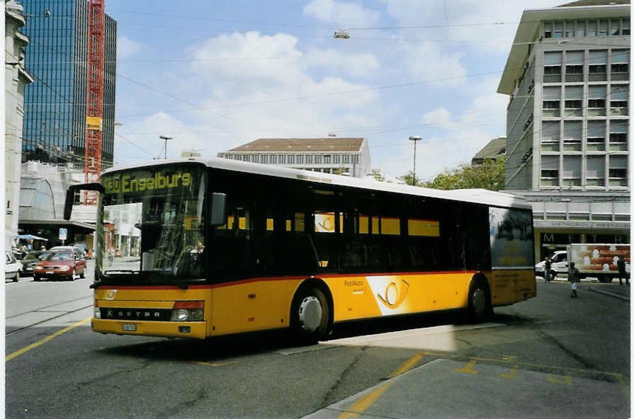 (088'118) - Casutt, Gossau - SG 267'015 - Setra (ex PostAuto St. Gallen-Appenzell; ex P 25'851) am 28. Juli 2006 beim Bahnhof St. Gallen