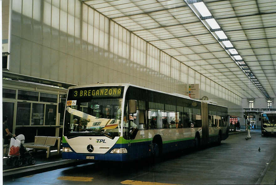 (088'617) - TPL Lugano - Nr. 29/TI 207'020 - Mercedes am 2. August 2006 in Lugano, Centro