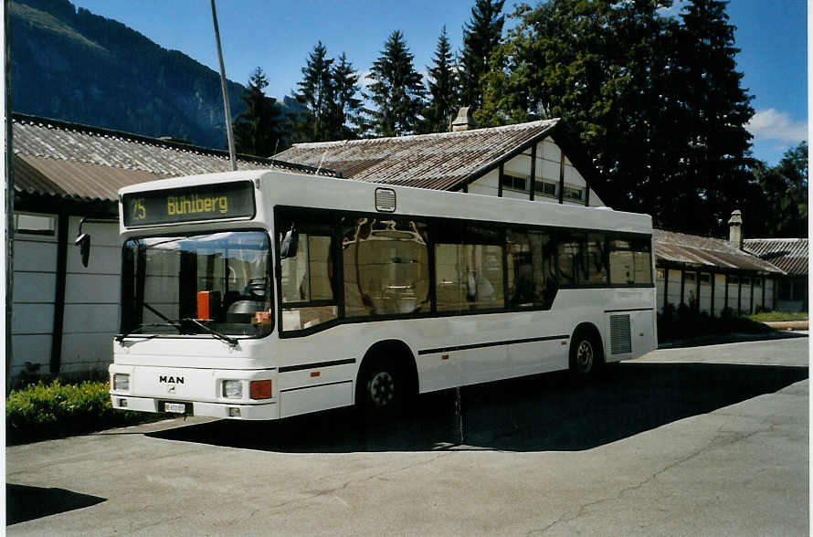 (089'625) - AFA Adelboden - Nr. 55/BE 611'055 - MAN am 3. September 2006 in Lenk, Gutenbrunnenstrasse