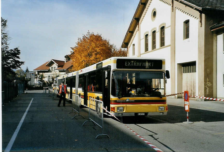 (090'401) - STI Thun - Nr. 73/BE 387'073 - MAN am 28. Oktober 2006 in Thun, Expo