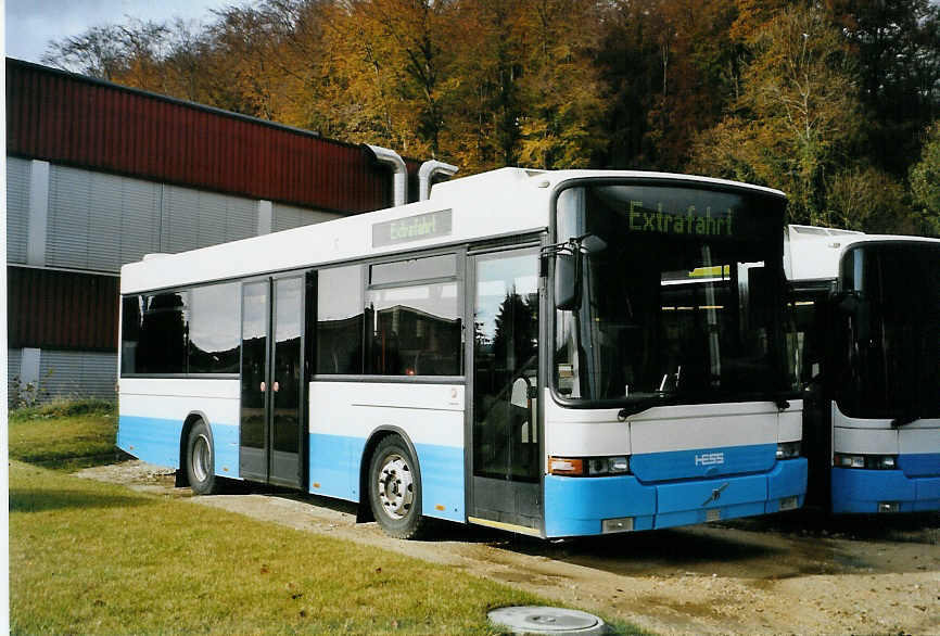 (090'636) - LVB Lenk - Volvo/Hess (ex RTB Altsttten Nr. 11) am 12. November 2006 in Safnern, BTR