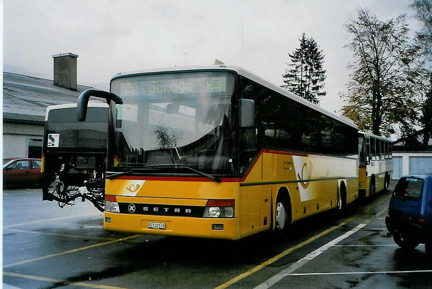 (090'710) - CarPostal Ouest - VD 532'518 - Setra (ex P 26'021) am 12. November 2006 in Bellach, Hess