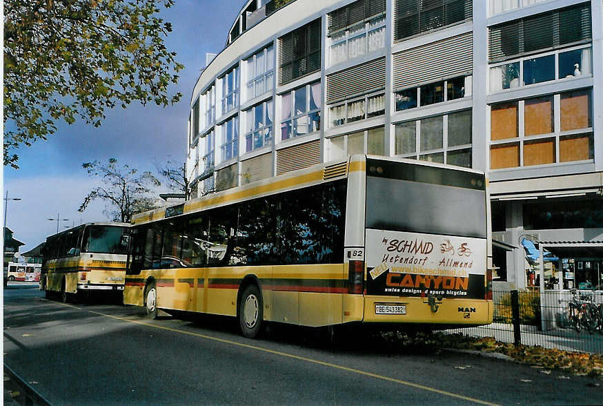 (090'802) - STI Thun - Nr. 82/BE 543'382 - MAN am 19. November 2006 bei der Schifflndte Thun