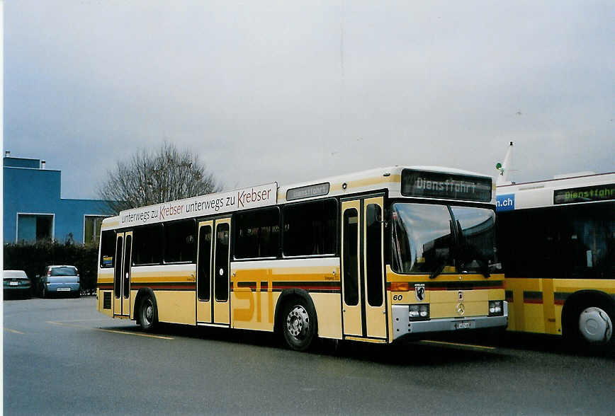 (091'020) - STI Thun - Nr. 60/BE 452'460 - Mercedes/R&J am 18. Dezember 2006 bei der Schifflndte Thun