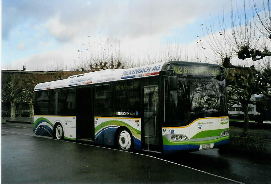 (091'409) - SBK Kreuzlingen - Nr. 86/TG 161'786 - Solaris am 2. Januar 2007 in Kreuzlingen, Brenplatz