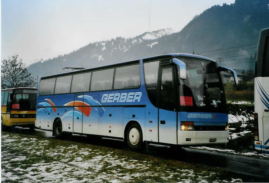 (091'422) - Gerber, Roggwil - Nr. 9/BE 21'517 - Setra am 7. Januar 2007 in Reichenbach, Flugplatz