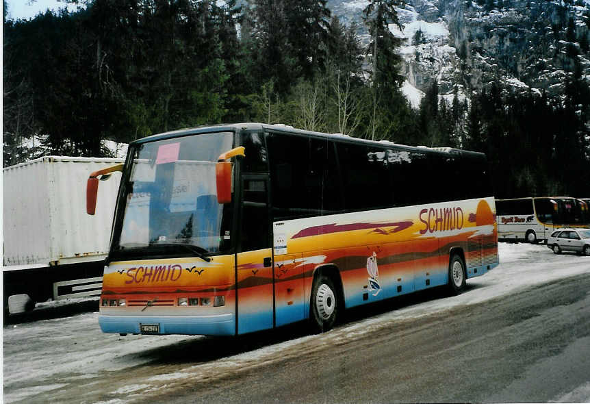 (091'524) - Schmid, Jegenstorf - BE 154'237 - Volvo am 7. Januar 2007 in Adelboden, Unter dem Birg