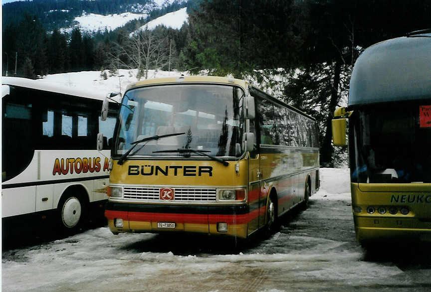 (091'527) - Bnter, Berg - TG 73'850 - Setra am 7. Januar 2007 in Adelboden, Unter dem Birg