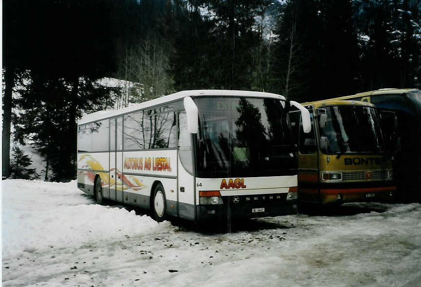 (091'528) - AAGL Liestal - Nr. 64/BL 6447 - Setra am 7. Januar 2007 in Adelboden, Unter dem Birg