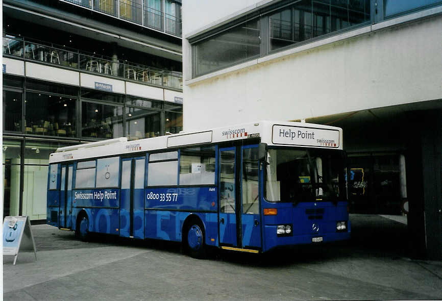 (091'718) - Swisscom, Worblaufen - SO 154'903 - Mercedes (ex VZO Grningen Nr. 26) am 22. Januar 2007 in Thun, Aarefeldplatz