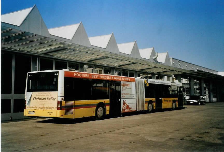 (091'832) - STI Thun - Nr. 102/BE 577'102 - MAN am 4. Februar 2007 in Thun, Garage