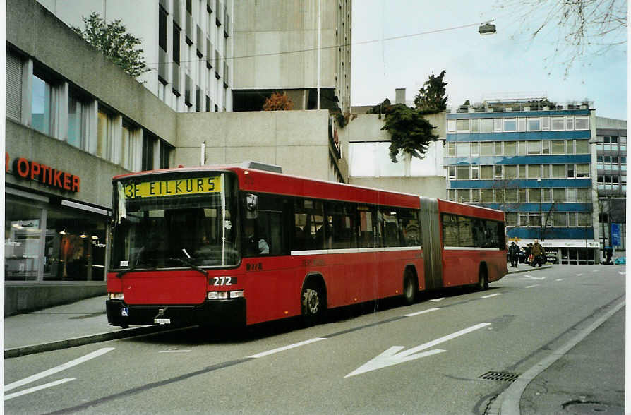 (091'919) - Bernmobil, Bern - Nr. 272/BE 572'272 - Volvo/Hess am 12. Februar 2007 in Bern, City West