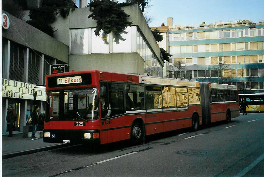 (092'212) - Bernmobil, Bern - Nr. 225/BE 513'225 - MAN am 19. Februar 2007 in Bern, City West