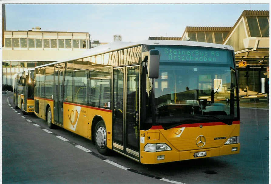 (092'230) - Steiner, Ortschwaben - Nr. 9/BE 433'818 - Mercedes am 20. Februar 2007 in Bern, Postautostation