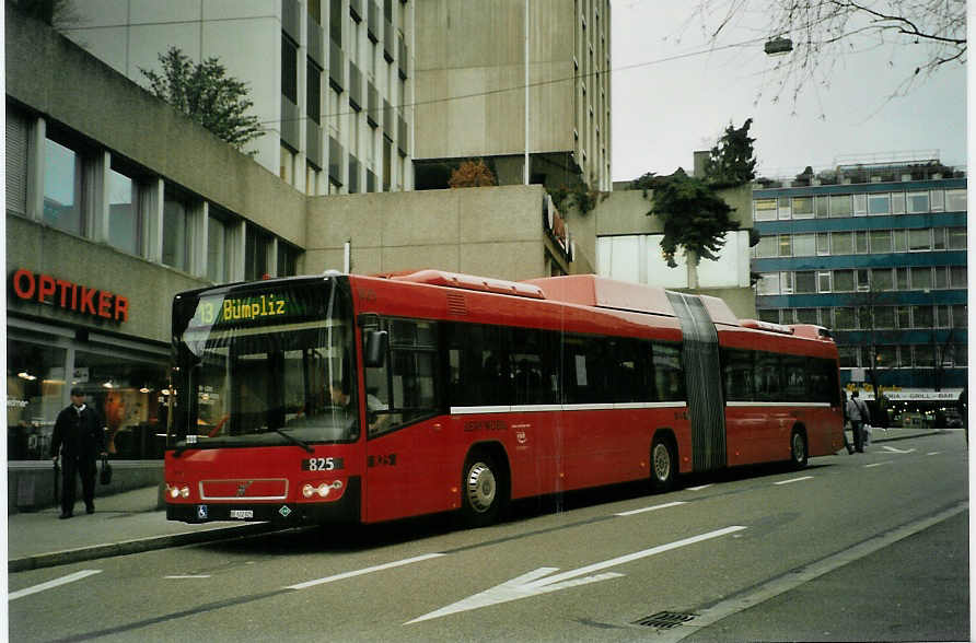 (092'331) - Bernmobil, Bern - Nr. 825/BE 612'825 - Volvo am 27. Februar 2007 in Bern, City West