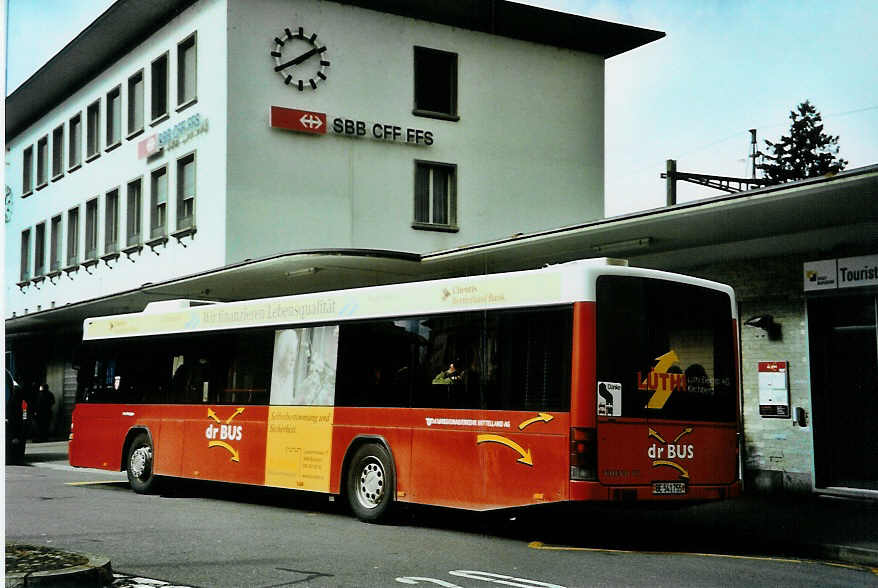 (092'414) - Busland, Koppigen - Nr. 29/BE 541'755 - Volvo/Hess (ex AAGK Koppigen Nr. 9) am 3. Mrz 2007 beim Bahnhof Burgdorf