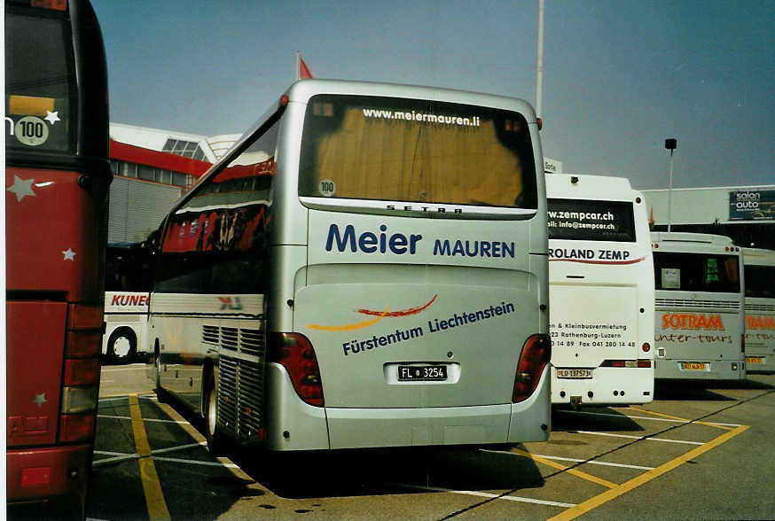 (092'733) - Aus Liechtenstein: Meier, Mauren - FL 3254 - Setra am 17. Mrz 2007 in Genve, Palexpo