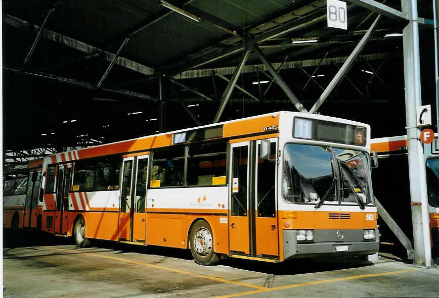 (092'831) - TPG Genve - Nr. 582/GE 96'582 - Mercedes am 17. Mrz 2007 in Genve, Dpt