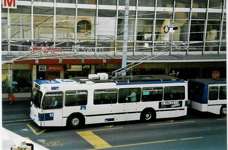 (093'627) - TL Lausanne - Nr. 791 - NAW/Lauber Trolleybus am 7. April 2007 in Lausanne, Rue Neuve