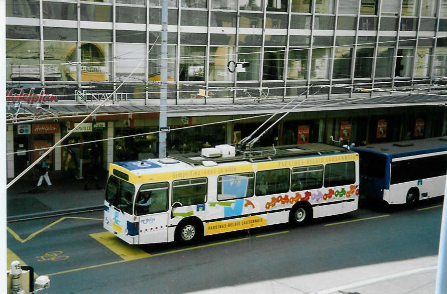 (093'701) - TL Lausanne - Nr. 780 - NAW/Lauber Trolleybus am 7. April 2007 in Lausanne, Rue Neuve