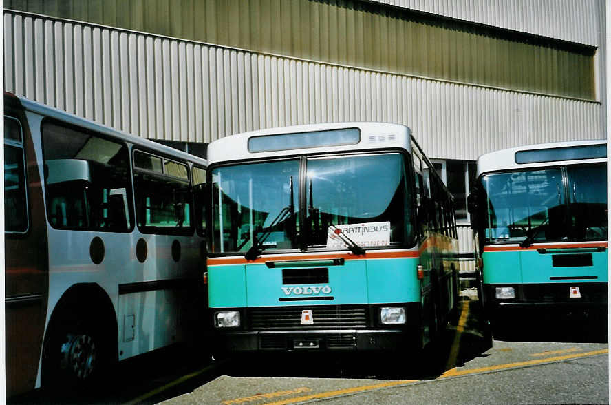 (093'806) - TPF Fribourg - Nr. 75 - Volvo/R&J (ex GFM Fribourg Nr. 75) am 9. April 2007 in Biel, Rattinbus