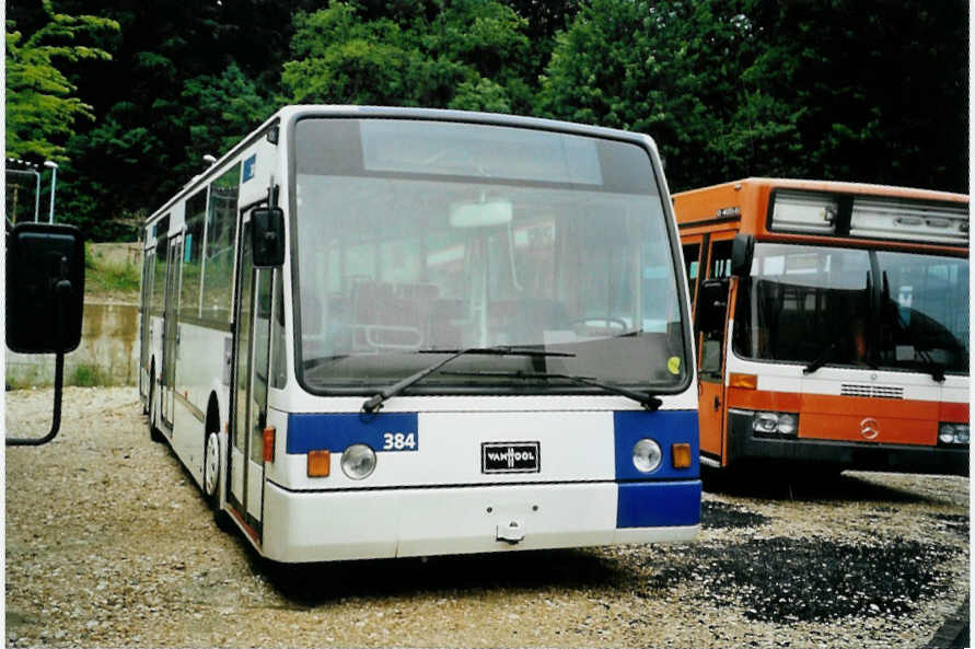 (094'528) - TL Lausanne - Nr. 384 - Van Hool am 17. Mai 2007 in Safnern, BTR