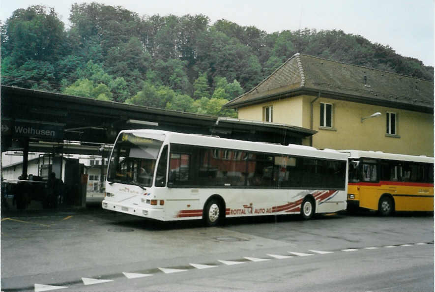 (095'234) - ARAG Ruswil - Nr. 8/LU 15'705 - Volvo/Berkhof am 2. Juni 2007 beim Bahnhof Wolhusen